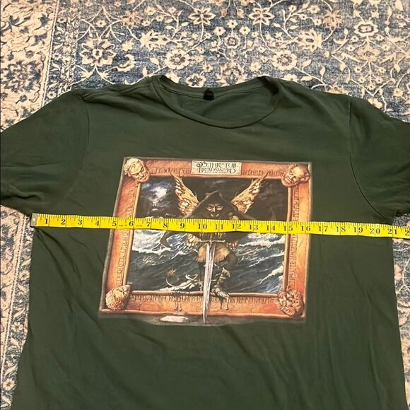 Jethro Tull Music Broadsword & The Beast Green Graphic T-Shirt - Picture 6 of 7